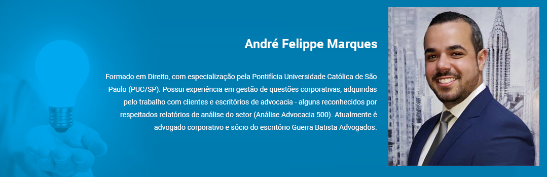 Box com o minicurrículo do especialista externo que contribuiu com o artigo relacionado à Lei Geral de Proteção de Dados Pessoais