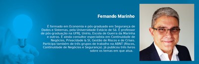 Box com foto e minicurrículo de Fernando Marinho