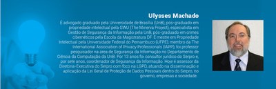 Box com foto e minicurrículo de Ulysses Machado