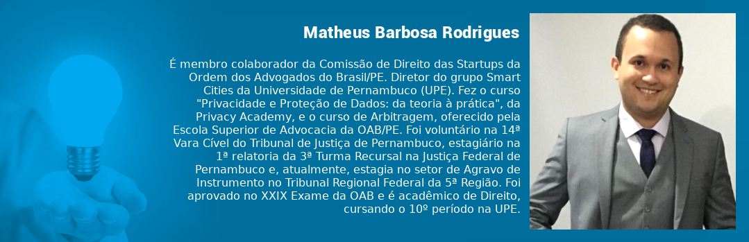 Box com minicurrículo de Matheus Barbosa Rodrigues