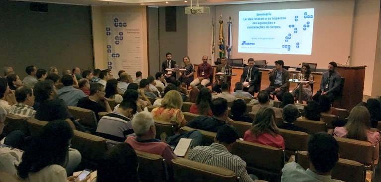Evento foi realizado na Sede do Serpro, em Brasília
