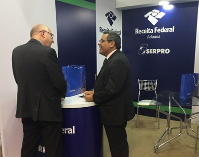 Stand apresentou soluções Serpro durante o evento