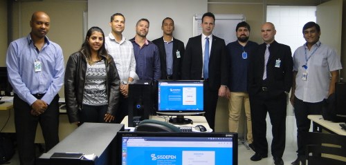 Técnicos participaram do curso em São Paulo