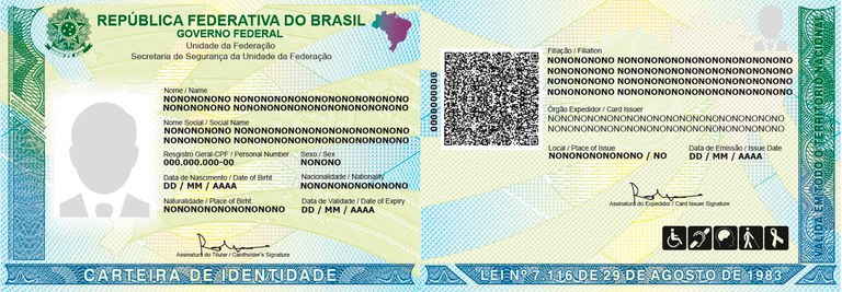 Nova carteira de identidade unifica as informações do cidadão no