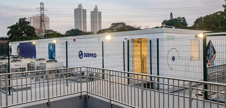 Centro de Dados modular do Serpro localizado em São Paulo
