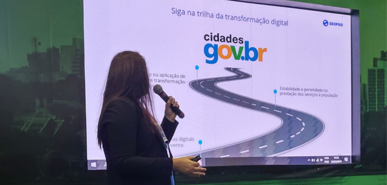 Apresentação do Cidades Gov.br no Smart City Expo Curitiba