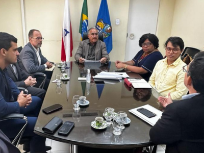 Reunião com o prefeito de Belém, Edmilson Rodrigues