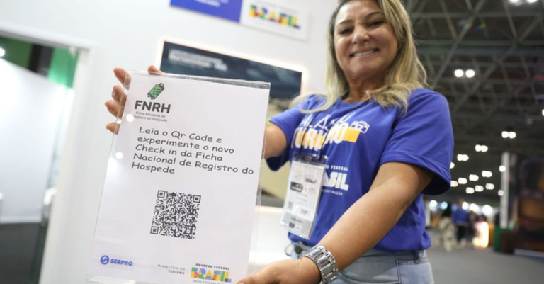 Salão do Turismo exibe versão eletrônica da FNRH - Crédito da foto: Fernando Souza/MTur