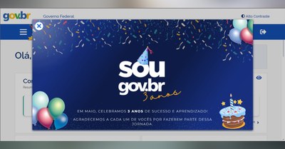 SouGov completa 3 anos, oferece 180 serviços e é utilizado por 98% dos servidores federais