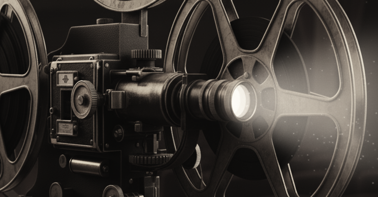 Imagem de um projetor de cinema