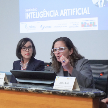 Ariadne Fonseca, diretora de Negócios Econômico-Fazendários do Serpro, destacou a importância da estatal sediar um debate tão importante para o futuro do país