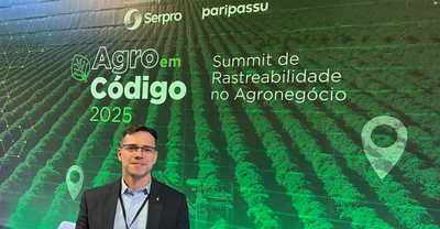 Serpro apresenta Plataforma Agro Brasil+Sustentável em evento sobre tecnologias de  rastreabilidade