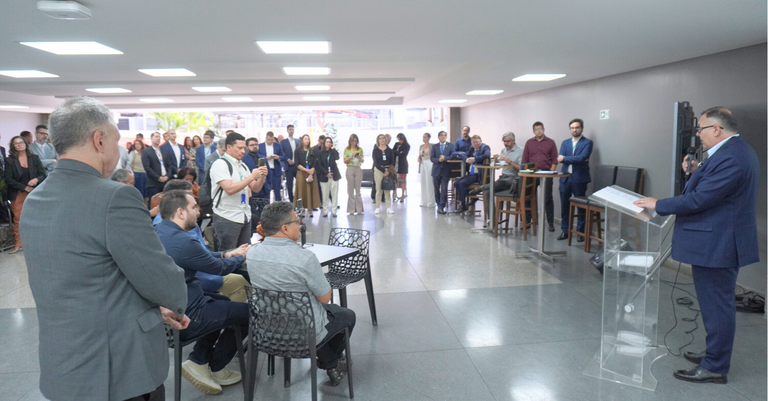 Presidente Alexandre Amorim na abertura do Encontro sobre a Nuvem de Governo com o SISP