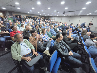 Auditório da Regional Belo Horizonte ficou lotado durante o evento de inauguração do Hub Minas