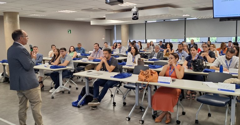 Diretor André Agatte fala aos superintendentes no Workshop Protragonismo da Agenda ESG