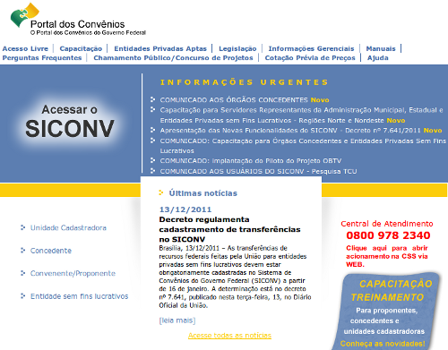 Facilitar a utilização prática do Siconv é o principal objetivo do evento